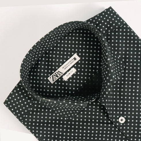 ZR Black Dotted Shirt